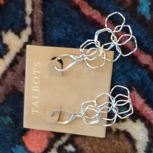 Silver dangle earrings